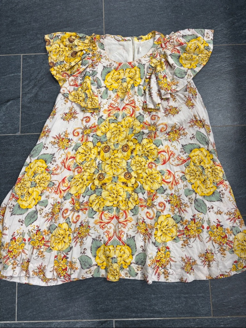 Yara Printed floral mini dress